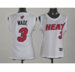 women nba jerseys miami heat #3 wade white
