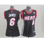 women nba miami heat #6 james black
