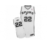 Men Adidas San Antonio Spurs #22 Rudy Gay Authentic White Home NBA Jersey