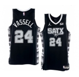 Men' San Antonio Spurs #24 Devin Vassell 2022-23 Black Stitched Jersey
