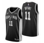 Men's San Antonio Spurs #11 Carter Bryant Black Icon Edition Stitched Basketball Jersey