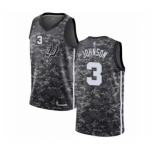 Men's San Antonio Spurs #3 Keldon Johnson Authentic Camo Basketball Jersey - City Edition