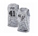 Men's San Antonio Spurs #41 Trey Lyles White Swingman Jersey - Earned Edition