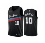 Men's San Antonio Spurs Black #10 DeMar DeRozan Black City Edition Fiesta 2020-21 Stitched Basketball Jersey