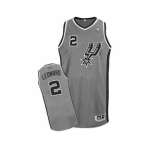 NBA San Antonio Spurs #2 Kawhi Leonard Grey Alternate Jerseys