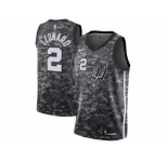 Nike San Antonio Spurs #2 Kawhi Leonard Camo NBA Swingman City Edition Jersey