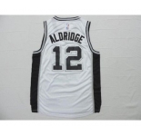 nba san antonio spurs #12 aldridge white[2015 new]