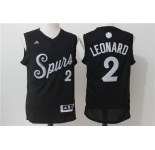 nba san antonio spurs #2 leonard black[2016 Christmas edition]