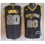 nba san antonio spurs #20 ginobili black[2013 new]