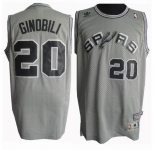 nba san antonio spurs #20 ginobili grey