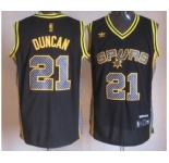 nba san antonio spurs #21 duncan black[2013 new]