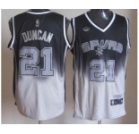 nba san antonio spurs #21 tim duncan black-grey[limited]