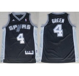 nba san antonio spurs #4 green black [revolution 30 swingman]