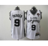 nba san antonio spurs #9 tony parker white[latin night]