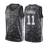 Youth Nike San Antonio Spurs #11 Bryn Forbes Swingman Camo NBA Jersey - City Edition