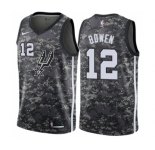 Youth Nike San Antonio Spurs #12 Bruce Bowen Swingman Camo NBA Jersey - City Edition