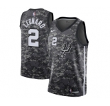 Youth Nike San Antonio Spurs #2 Kawhi Leonard Swingman Camo NBA Jersey - City Edition
