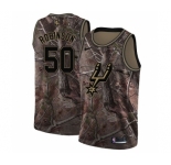 Youth Nike San Antonio Spurs #50 David Robinson Swingman Camo Realtree Collection NBA Jersey