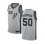 Youth Nike San Antonio Spurs #50 David Robinson Swingman Silver Alternate NBA Jersey Statement Edition