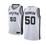 Youth Nike San Antonio Spurs #50 David Robinson Swingman White Home NBA Jersey - Association Edition