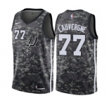 Youth Nike San Antonio Spurs #77 Joffrey Lauvergne Swingman Camo NBA Jersey - City Edition