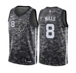 Youth Nike San Antonio Spurs #8 Patty Mills Swingman Camo NBA Jersey - City Edition