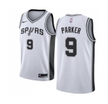 Youth Nike San Antonio Spurs #9 Tony Parker Swingman White Home NBA Jersey - Association Edition