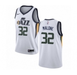 Men's Nike Utah Jazz #32 Karl Malone Swingman NBA Jersey - Association Edition