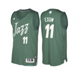 Men's Utah Jazz #11 Dante Exum Green 2016 Christmas Day NBA Swingman Jersey