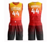 Men's Utah Jazz #44 Bojan Bogdanovic Authentic Orange Basketball Suit Jersey - City Edition