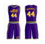 Men's Utah Jazz #44 Bojan Bogdanovic Authentic Purple Basketball Suit Jersey
