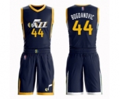 Men's Utah Jazz #44 Bojan Bogdanovic Swingman Navy Blue Basketball Suit Jersey - Icon Edition