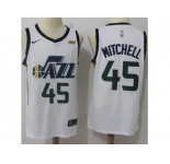 Nike Utah Jazz #45 Donovan Mitchell White NBA Swingman Association Edition Jersey