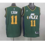 nba utah jazz #11 exum green