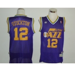 nba utah jazz #12 stockton blue(fans edition)
