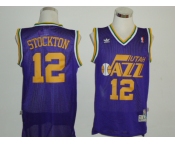 nba utah jazz #12 stockton blue(fans edition)