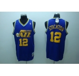 nba utah jazz #12 stockton purple