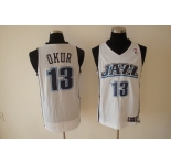 nba utah jazz #13 okur white(fans edition)