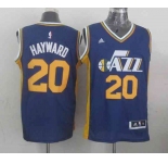 nba utah jazz #20 hayward blue