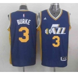 nba utah jazz #3 burke blue