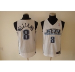 nba utah jazz #8 williams white(fans edition)