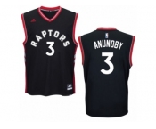 Men Adidas Toronto Raptors #3 OG Anunoby Swingman Black Alternate NBA Jersey