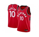 Men Nike Toronto Raptors #10 DeMar DeRozan Red Stitched NBA Swingman Jersey
