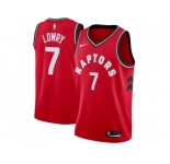 Men Nike Toronto Raptors #7 Kyle Lowry Red Stitched NBA Swingman Jersey