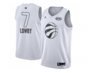 Men Nike Toronto Raptors #7 Kyle Lowry White NBA Jordan Swingman 2018 All-Star Game Jersey