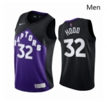 Men Toronto Raptors #32 Rodney Hood Purple NBA Swingman 2020 21 Earned Edition Jersey