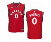 Men's Adidas Toronto Raptors #0 Jared Sullinger Authentic Red Road NBA Jersey