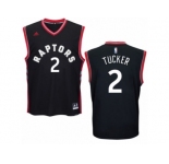 Men's Adidas Toronto Raptors #2 PJ Tucker Authentic Black Alternate NBA Jersey