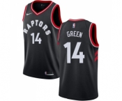 Men's Nike Toronto Raptors #14 Danny Green Authentic Black NBA Jersey Statement Edition