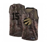 Men's Nike Toronto Raptors #15 Vince Carter Swingman Camo Realtree Collection NBA Jersey
